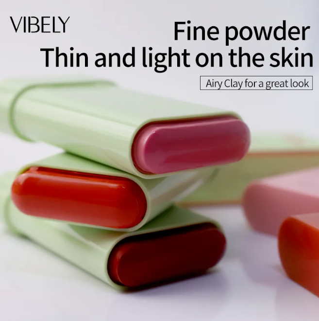 High Pigment Soft Creamy Blusher Stick Cosmetics Rouge Makeup Pink Blush