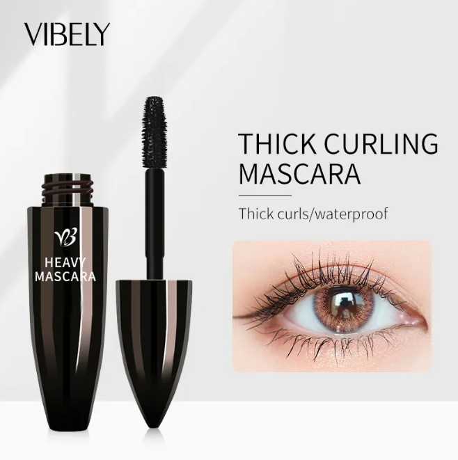 Wholesale 4D Fiber Lash Thick Curl Eyelash Mascara Waterproof Volume Vegan Mascara
