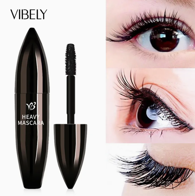 Wholesale 4D Fiber Lash Thick Curl Eyelash Mascara Waterproof Volume Vegan Mascara