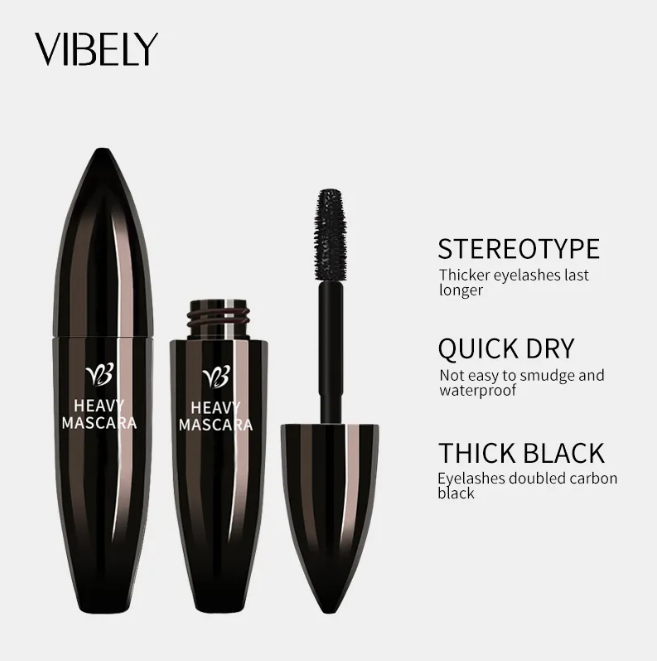 Wholesale 4D Fiber Lash Thick Curl Eyelash Mascara Waterproof Volume Vegan Mascara