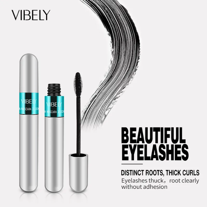 Private Label Mascara Waterproof Makeup Lasting Eye Makeup Fiber for Mascara