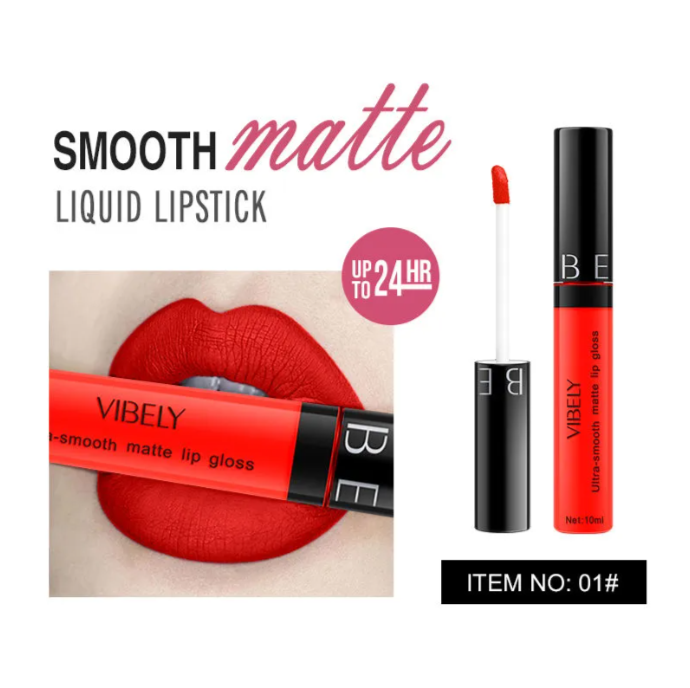 Rouge à Lèvres Mat Liquide Étanche Longue Durée Cosmétiques Gloss à Lèvres 29 Couleurs