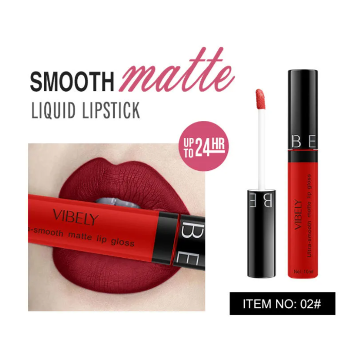 Rouge à Lèvres Mat Liquide Étanche Longue Durée Cosmétiques Gloss à Lèvres 29 Couleurs
