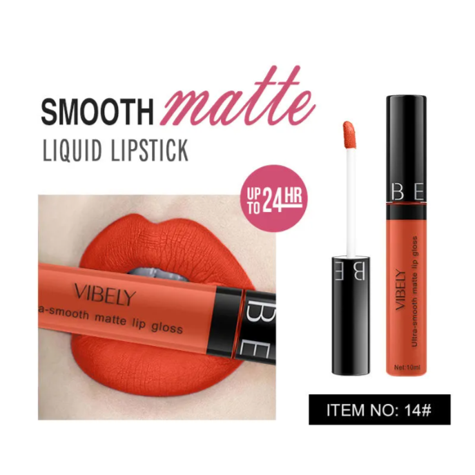 Rouge à Lèvres Mat Liquide Étanche Longue Durée Cosmétiques Gloss à Lèvres 29 Couleurs