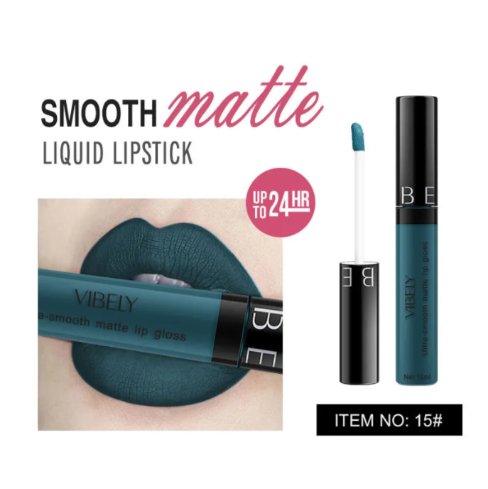 Rouge à Lèvres Mat Liquide Étanche Longue Durée Cosmétiques Gloss à Lèvres 29 Couleurs