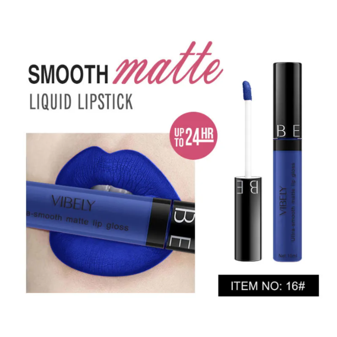 Rouge à Lèvres Mat Liquide Étanche Longue Durée Cosmétiques Gloss à Lèvres 29 Couleurs