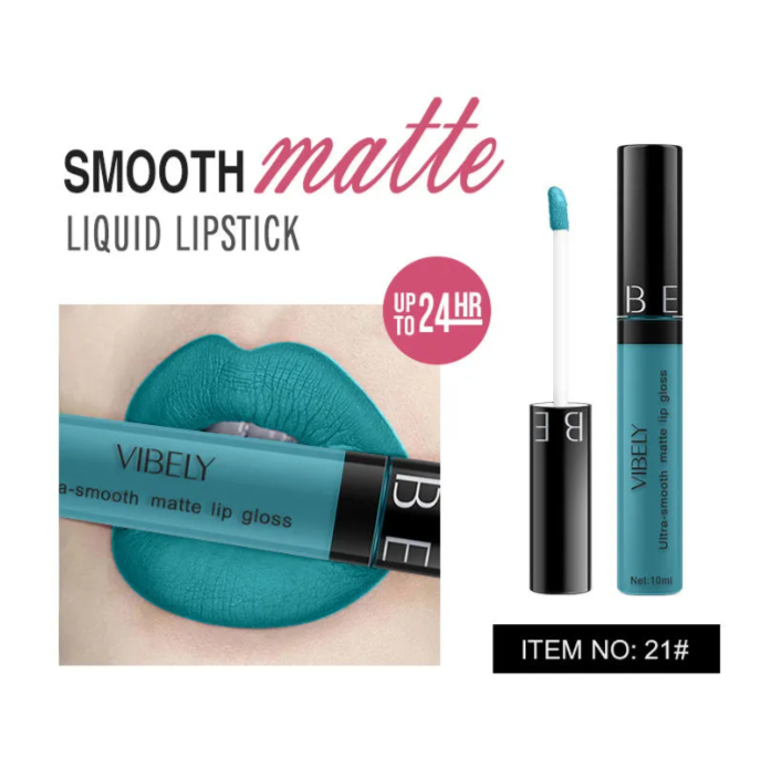 Rouge à Lèvres Mat Liquide Étanche Longue Durée Cosmétiques Gloss à Lèvres 29 Couleurs