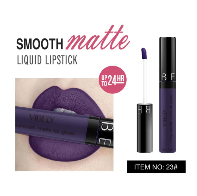 Rouge à Lèvres Mat Liquide Étanche Longue Durée Cosmétiques Gloss à Lèvres 29 Couleurs