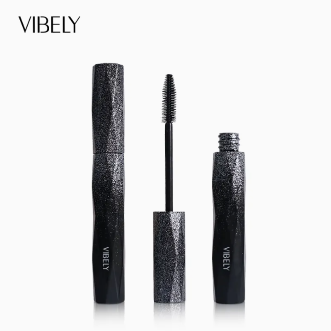 Eye Makeup Waterproof Long Lasting Curling Lengthening Eyelash 4D Fiber Black Mascara