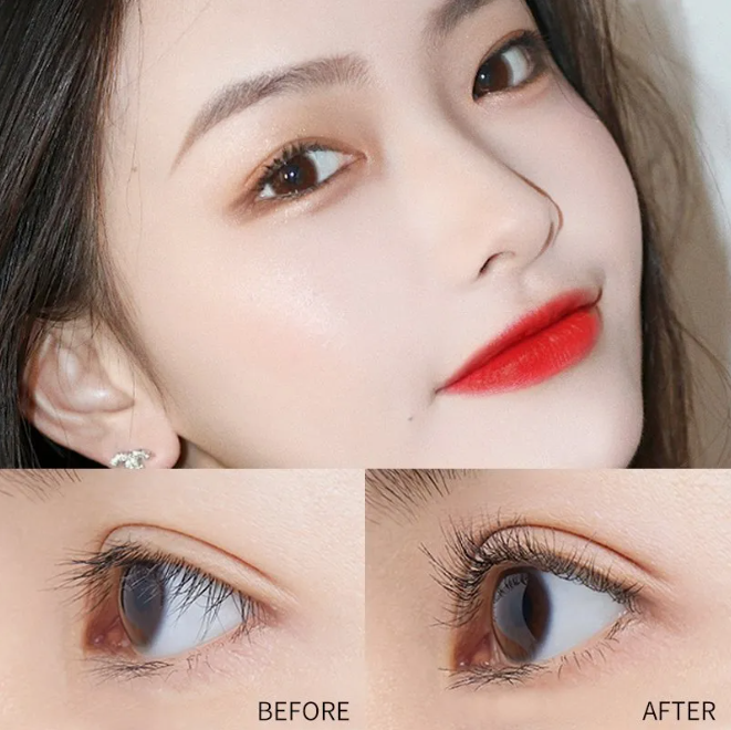 Eye Makeup Waterproof Long Lasting Curling Lengthening Eyelash 4D Fiber Black Mascara