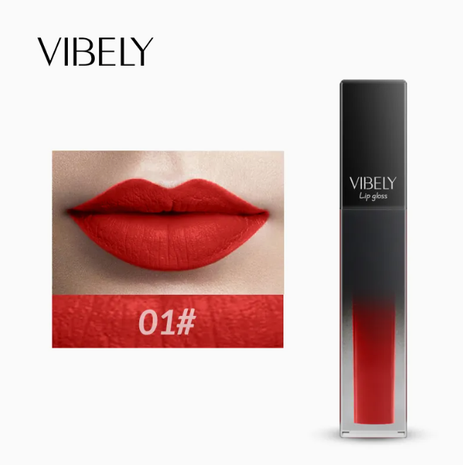 Vibely Waterproof Lasting 30 Color High Pigment Matte Velvet Lipgloss Liquid Lipstick