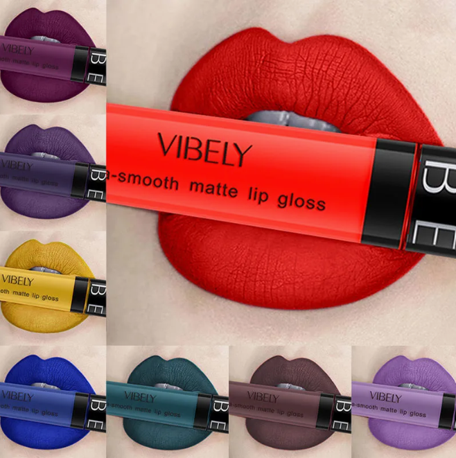 Rouge à Lèvres Mat Liquide Étanche Longue Durée Cosmétiques Gloss à Lèvres 29 Couleurs