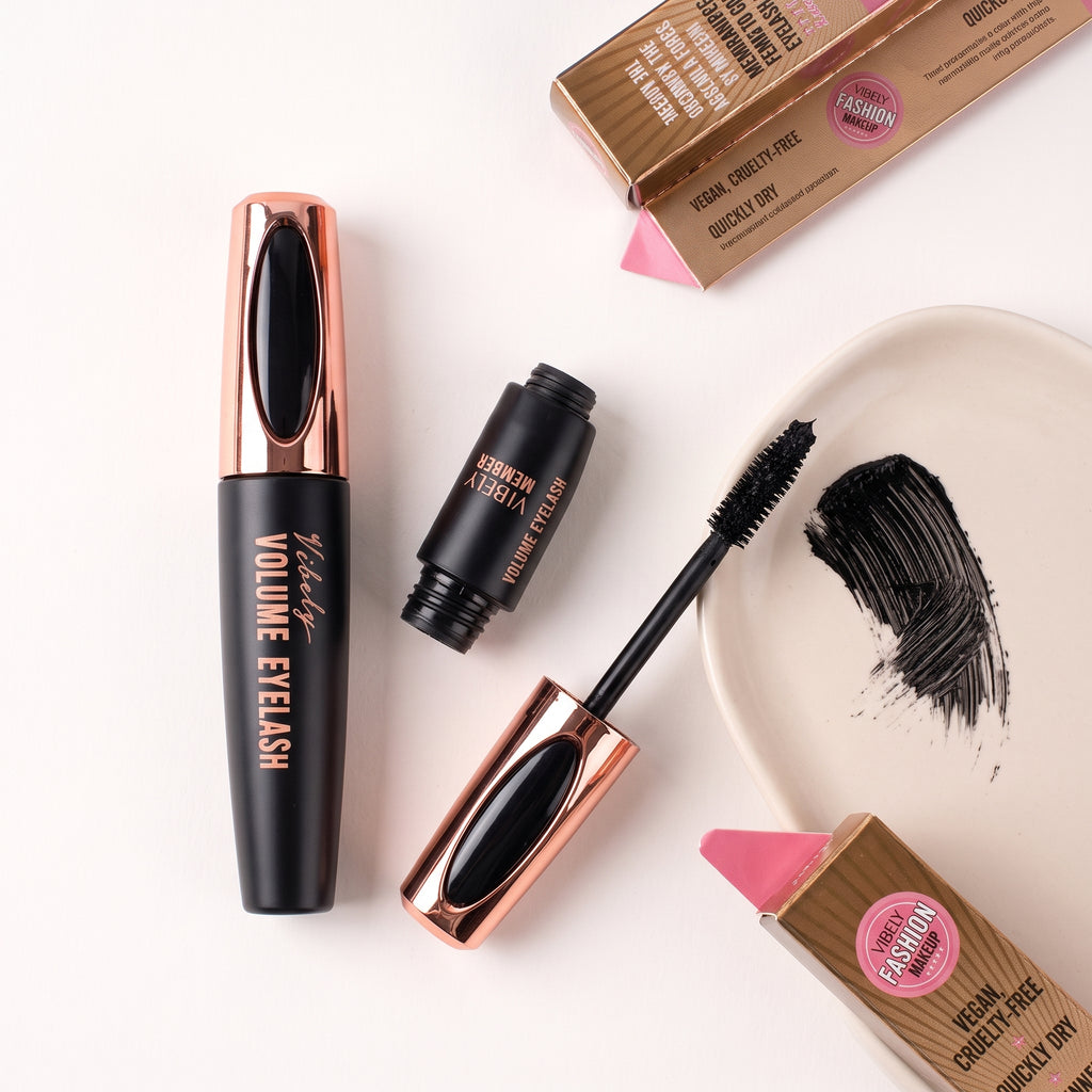 Makeup Cosmetic Rimel Waterproof Eyelash Curling Black 4D Fiber Mascara — image 7